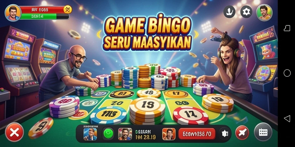 Permainan Bingo yang seru dan penuh warna di 55RT.