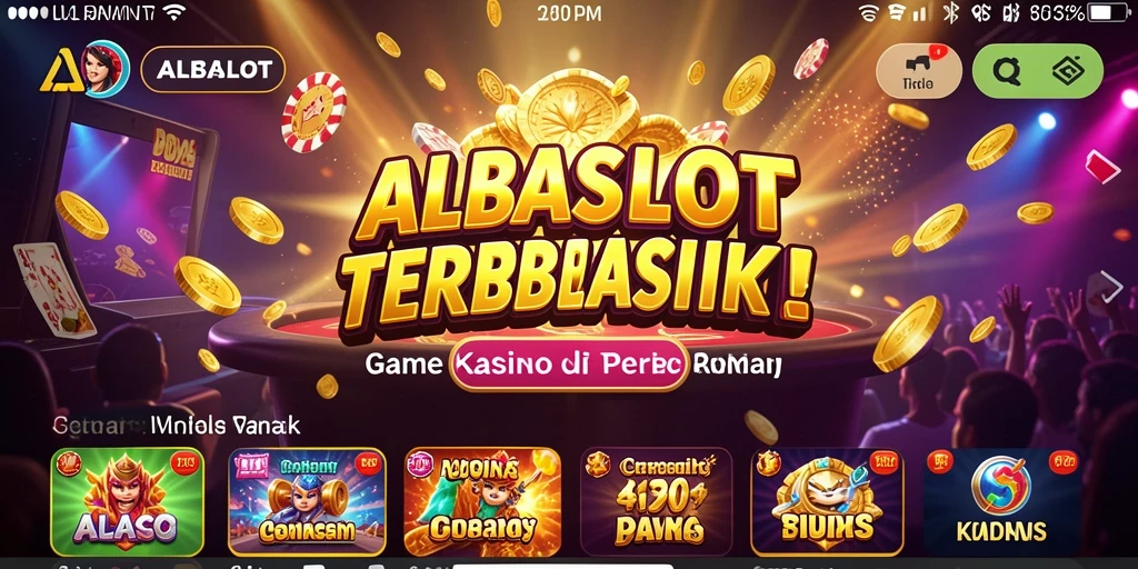 Tampilan gameplay ALBASLOT yang menakjubkan dan mengasyikkan.