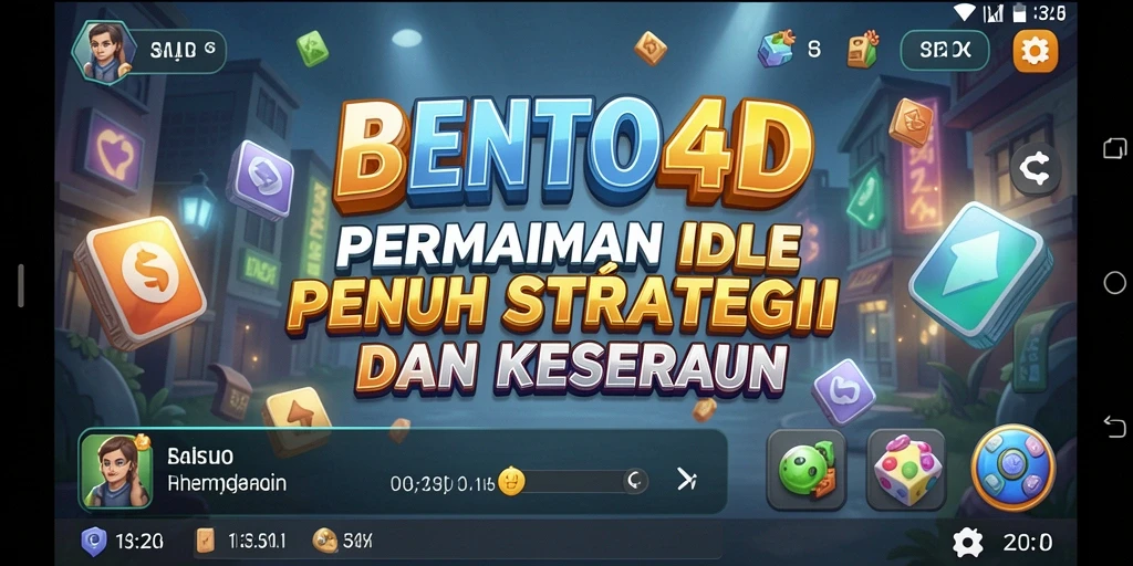 Tampilan gameplay BENTO4D yang menarik dan penuh warna.