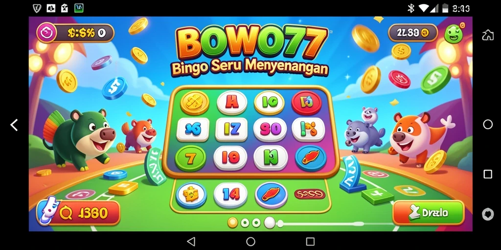 Tampilan menarik saat bermain Bingo di BOWO77.