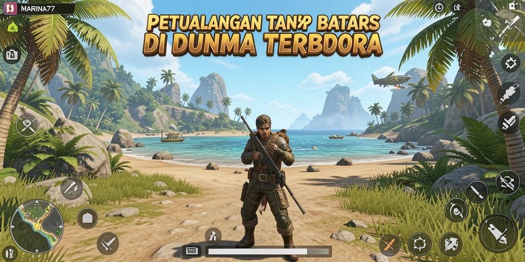 Tampilan gameplay Open World yang memukau dari MARINA77.
