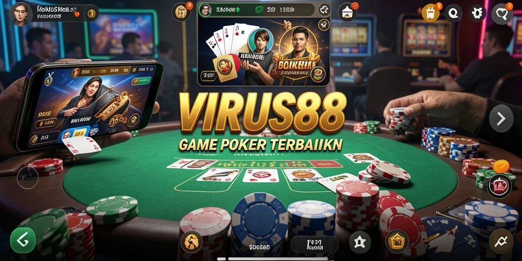 Tangkap momen penuh aksi dalam gameplay seru Poker.